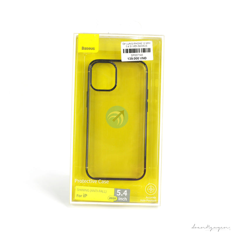 ỐP LƯNG IPHONE 12 MINI 5.4 SI VIỀN BASEUS