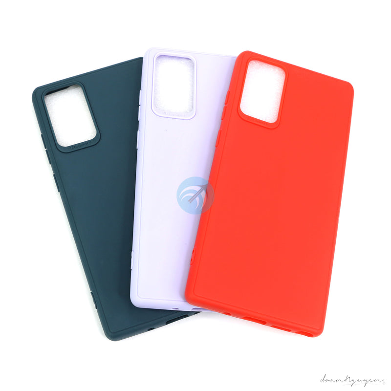 ỐP LƯNG ĐIỆN THOẠI SAMSUNG NOTE 20 (DẺO MÀU KHÔNG HỘP)