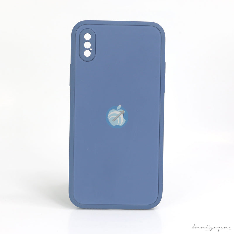 ỐP LƯNG IPHONE X/ XS (REALSKY KÍNH NHÁM VIỀN VUÔNG)