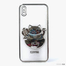 Ốp lưng IPHONE XS MAX hình mèo thần tài nổi viền màu