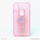 Ốp lưng IPHONE X/XS Gấu KAWSS màu trong khoét táo