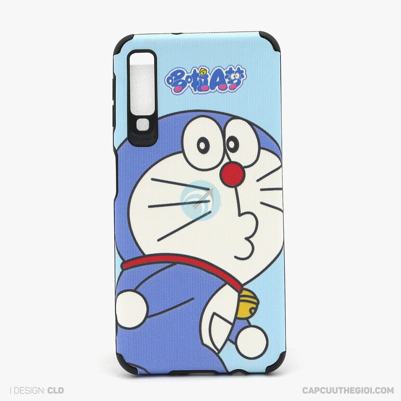 Ốp lưng SAMSUNG A750 A7 2018 IMD hình doraemon chống sốc