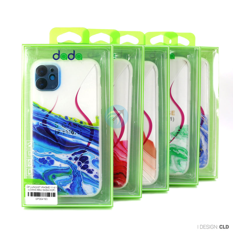 ỐP LƯNG ĐT IPHONE 11 6.1 (LOANG MÀU DADA HỘP)