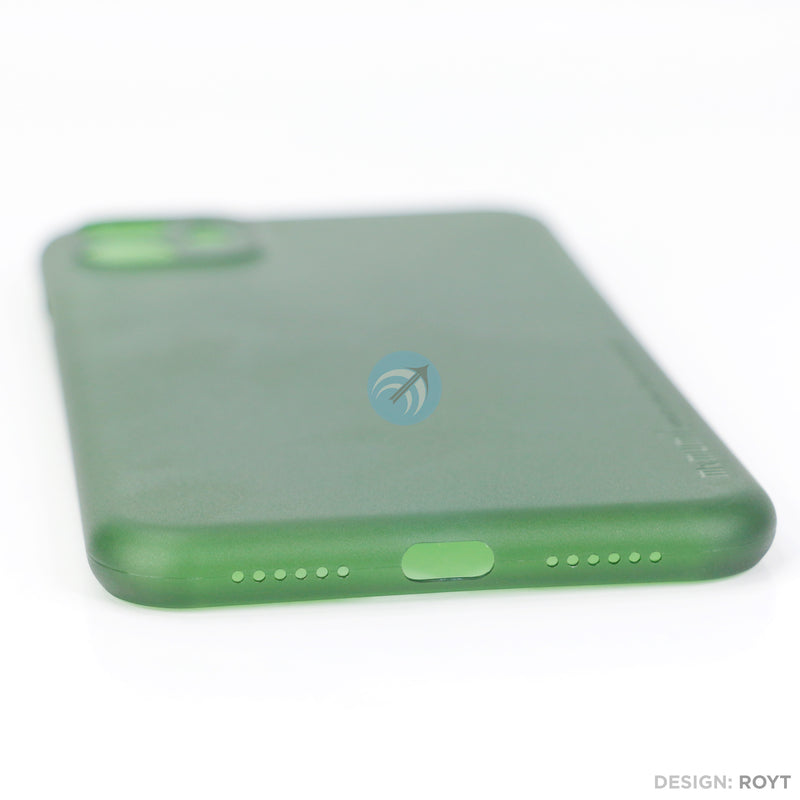 ỐP lưng IPHONE 11 MEMUMI mỏng 0.3 màu xanh rêu