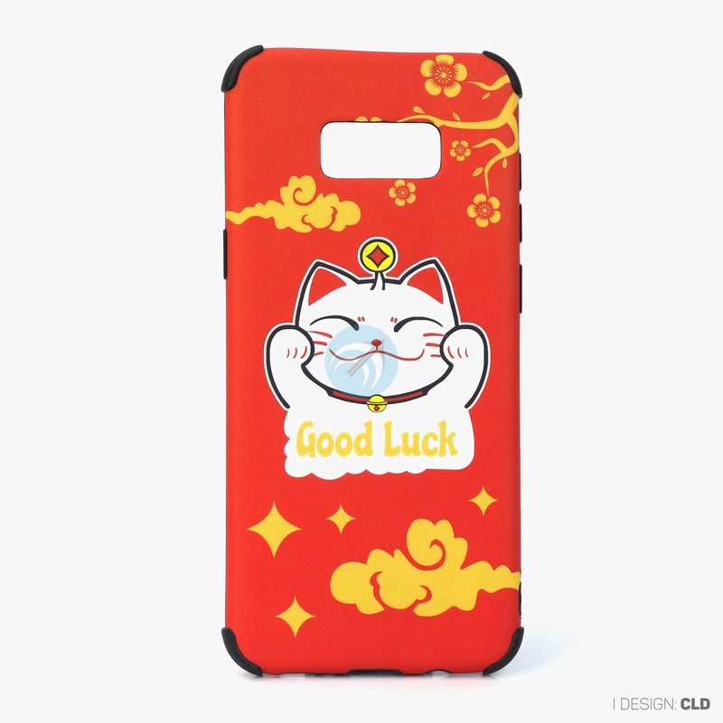 Ốp lưng SAMSUNG S8+ hình mèo thần tài nhựa cứng