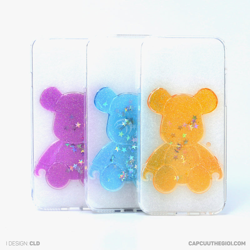 Ốp lưng IPHONE 6G/6S trong hình gấu kim tuyến