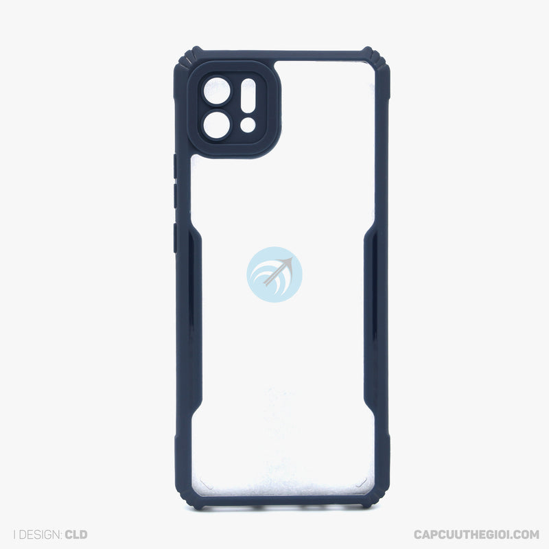 Ốp lưng OPPO A16K chống sốc trong viền màu