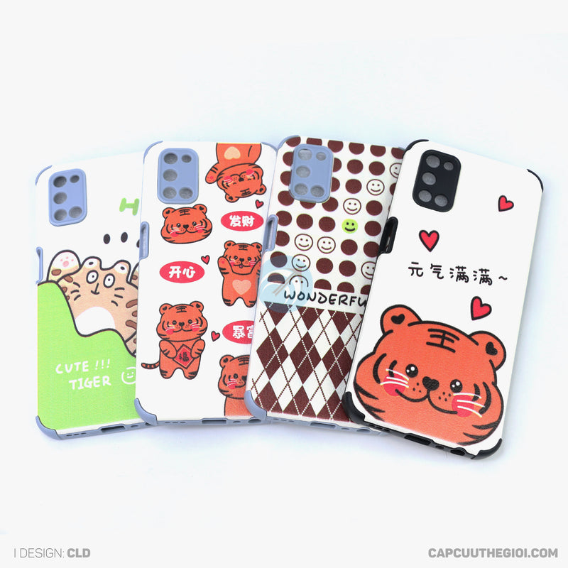 Ốp lưng OPPO A52 chống sốc da hình