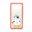 ỐP LƯNG ĐIỆN THOẠI SAMSUNG S10+ NHÁM HÌNH VIỀN MÀU