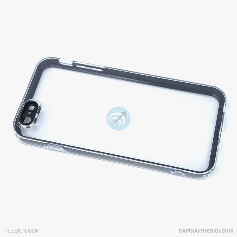 Ốp lưng IPHONE 6+/6s+ trong tách viền màu