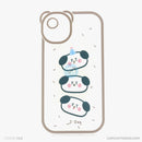 Ốp lưng IPHONE XR lưng trong in hình cute có tai mèo