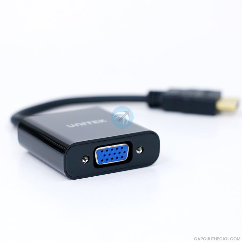 CABLE HDMI sang VGA + AUDIO UNITEK ( Y 6333 ) W bh12t