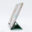 Bao da IPAD AIR 1/2/5/6/7/8 màu xanh lá lưng trong KAKU TPU SHUANGMIAN