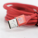 CÁP SẠC PISEN USB => ( MICRO, TYPE C, LIGHTNING) 1,5M 3A (AP08-1500) ĐỎ BH12T