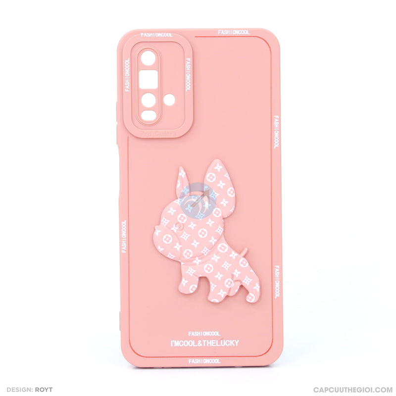 Ốp lưng MI NOTE 9 dẻo màu hình gấu nổi