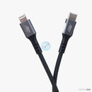 CÁP SẠC INNOSTYLE DURAFLEX C => LINHTNING 1.5M BK/GR (ICL 150_GR) BH12T