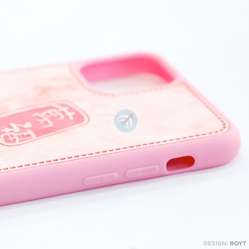 Ốp lưng IPHONE 11 PRO MAX lưng da hình mèo thần tài