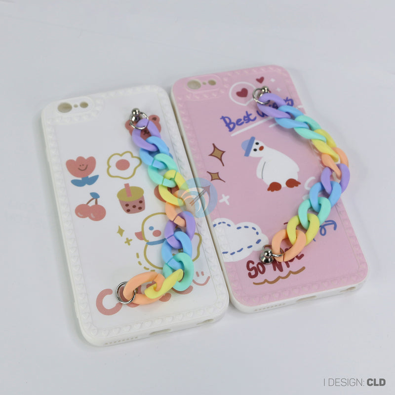 ỐP LƯNG ĐT IPHONE 6+/6S+ (VIỀN TIM LẮC TAY)