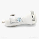 Tẩu sạc nhanh trên Ô TÔ 2 usb A 2.4A HOCO Z40 màu trắng bh01t