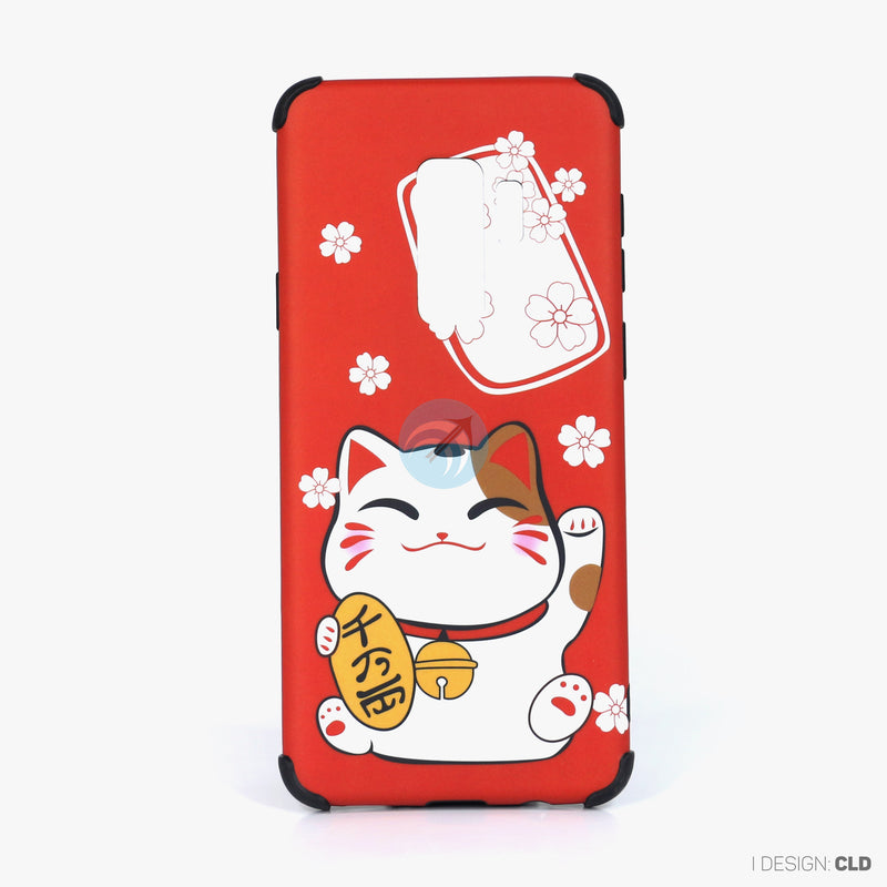 Ốp lưng SAMSUNG S9+ hình mèo thần tài nhựa cứng