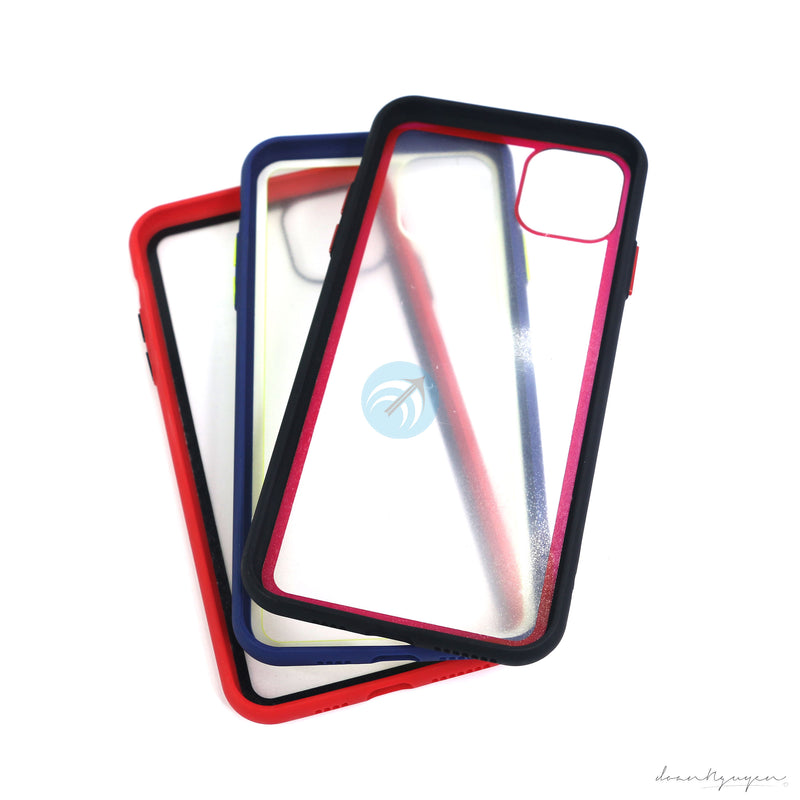 ỐP LƯNG ĐT IPHONE 11 PRO MAX (VIỀN MÀU TRONG)