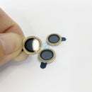 Dán bảo về CAMERA màu gold gắn đá IPHONE 12 PRO KUZOOM DIAMOND 3 mắt