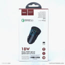 Tẩu sạc Ô TÔ 2 usb A QC3.0 18w HOCO Z39 bh01t