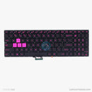 Bàn phím ASUS GL502 NL502V màu hồng có đèn bh06t