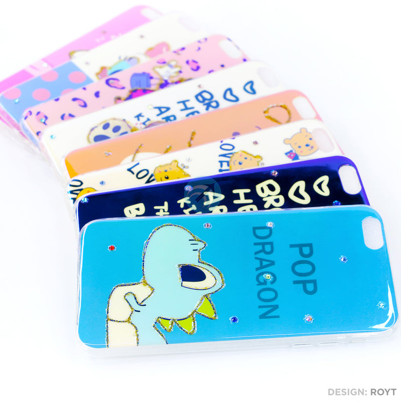 Ốp lưng IPHONE 6+/6S+ hình viền dẻo gắn đá