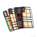 ỐP LƯNG ĐT SAMSUNG S21+ (DA SỌC CARO)