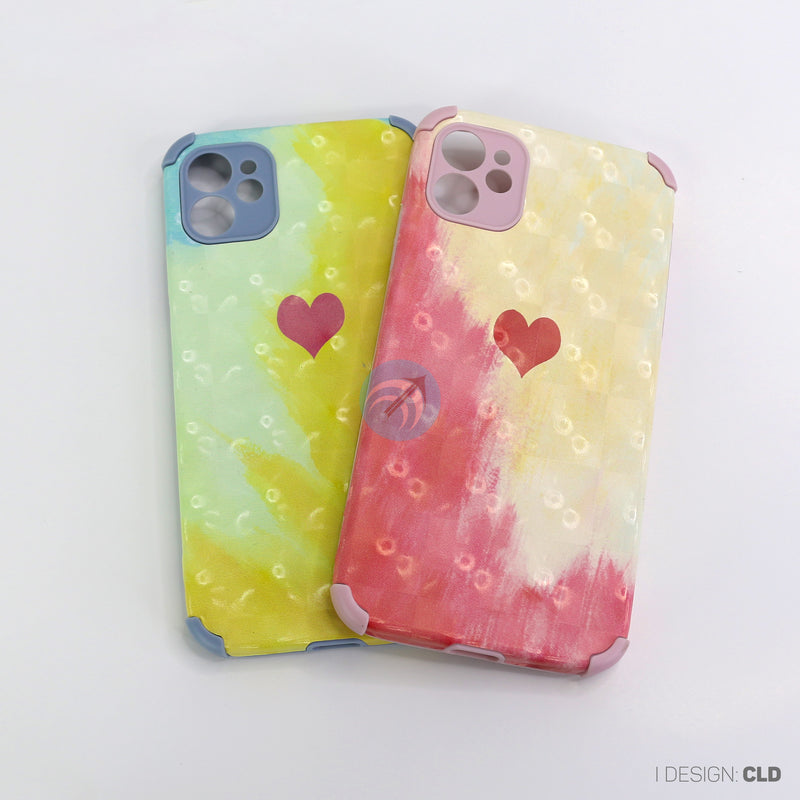 ỐP LƯNG IPHONE 11 HÌNH TIM VIỀN VUÔNG