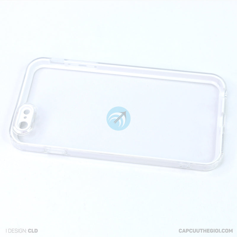 Ốp lưng IPHONE 6+/6s+ trong tách viền màu