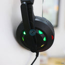 Tai nghe chụp tai A65 jack 3.5, dây chống đứt, có led (hỗ trợ học trực tuyến Online) bh01t