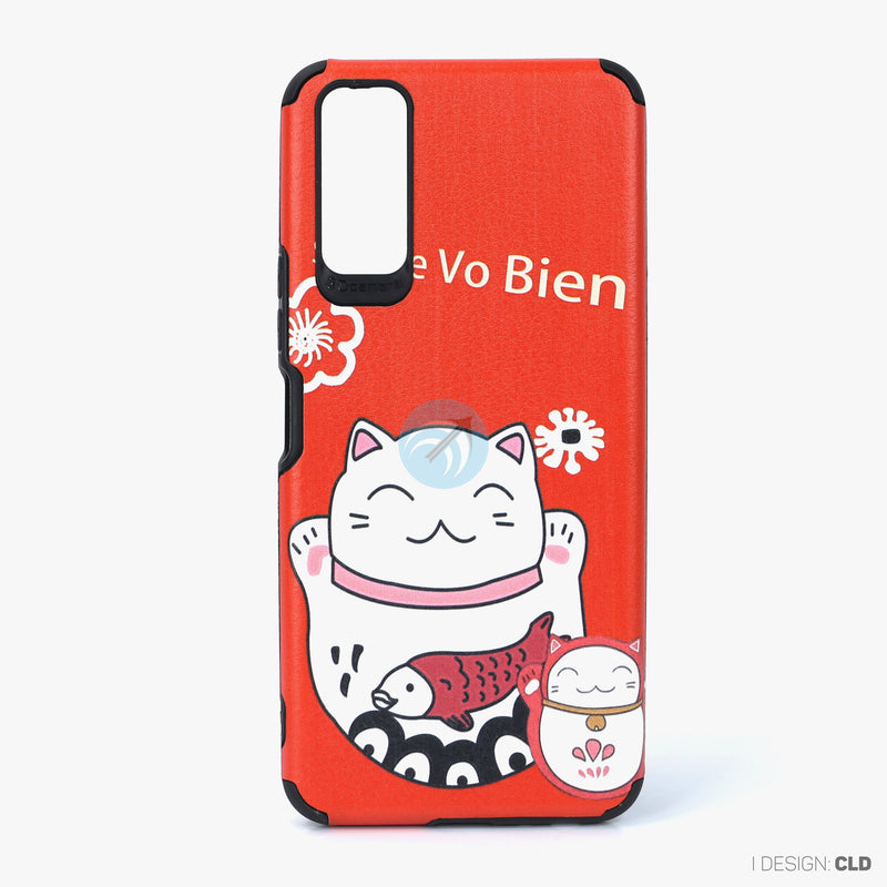 Ốp lưng VIVO Y20 dẻo hình mèo thần tài