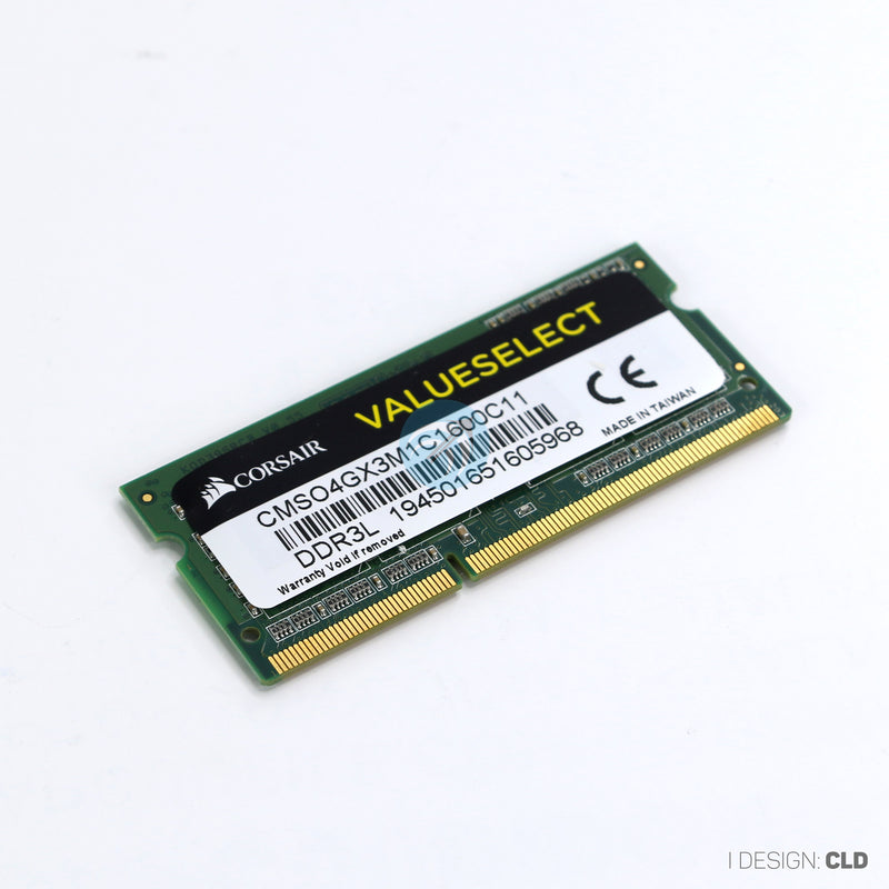 Corsair 4GB DDR3L Bus 1600 - CMSO4GX3M1C1600C11 For Haswell