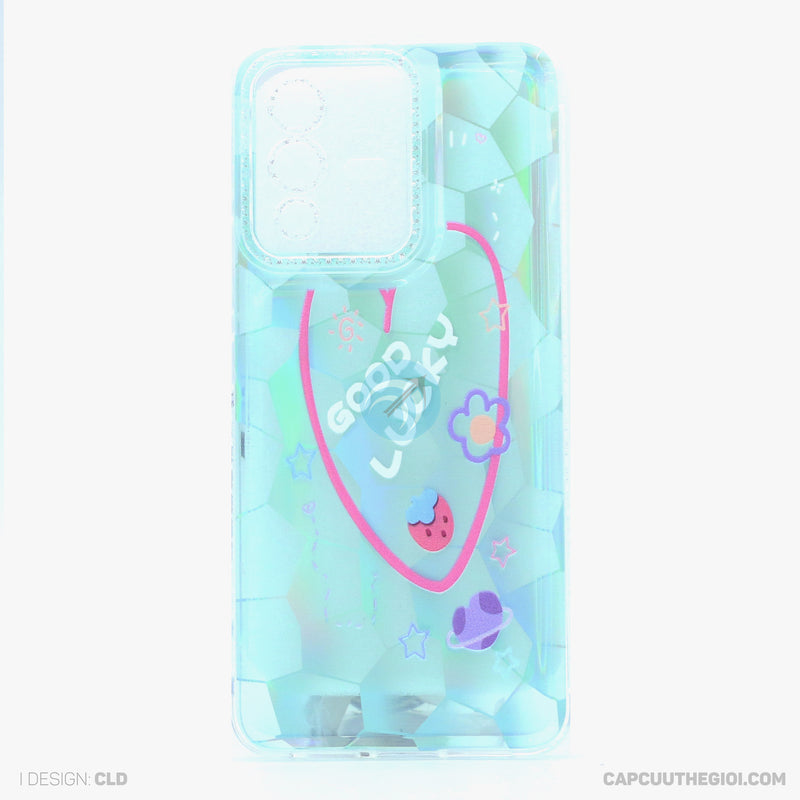 ỐP LƯNG VIVO V23 5G IN HÌNH CUTE PHẢN QUANG