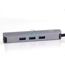 CỔNG CHUYỂN HYPERDRIVE HDMI 4K 6 in 1 USB-C HUB (HD233B - GREY) BH12T