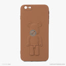 ỐP lưng IPHONE 6+/6S+ hình nổi gấu đứng màu nâu