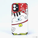 Ốp lưng IPHONE 11 6.1 dẻo hình mèo thần tài