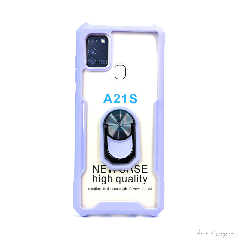 ỐP LƯNG ĐIỆN THOẠI SAMSUNG A21S CHỐNG SỐC VIỀN NHẪN