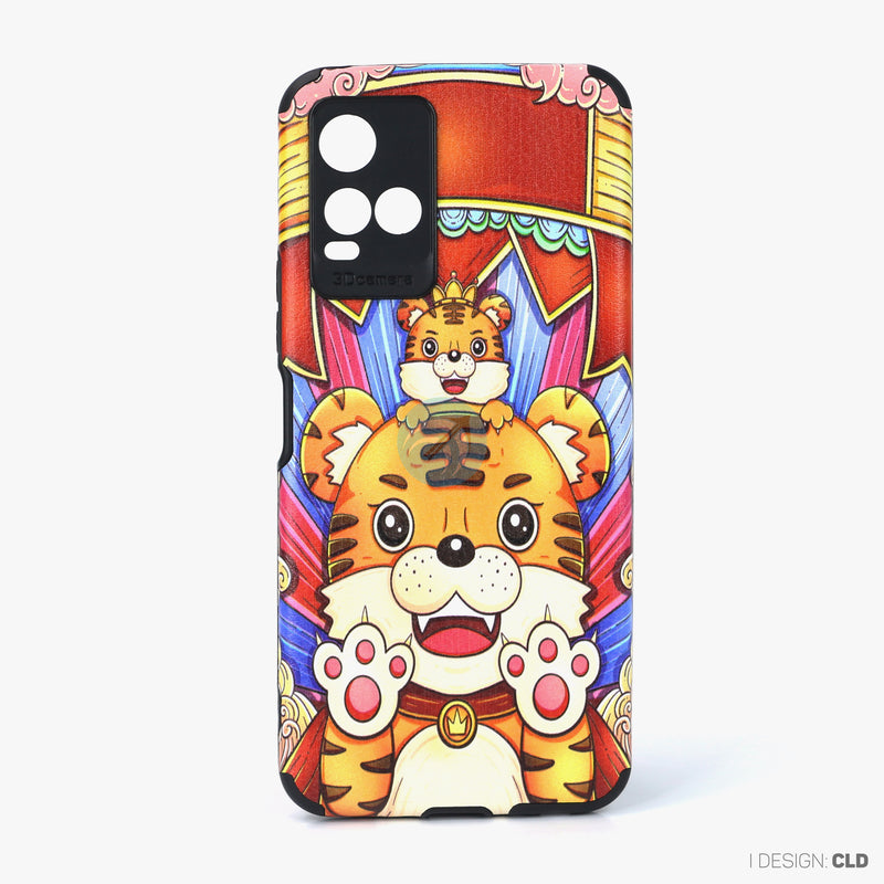 Ốp lưng VIVO Y21 Y33S T1X dẻo hình mèo thần tài