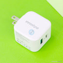 Cốc Sạc Nhanh INNOSTYLE MINIGO PRO III DUAL PORT PD/QC3.0 20W (2 Cổng: USB-C và USB-A) IC20-2PDWHI