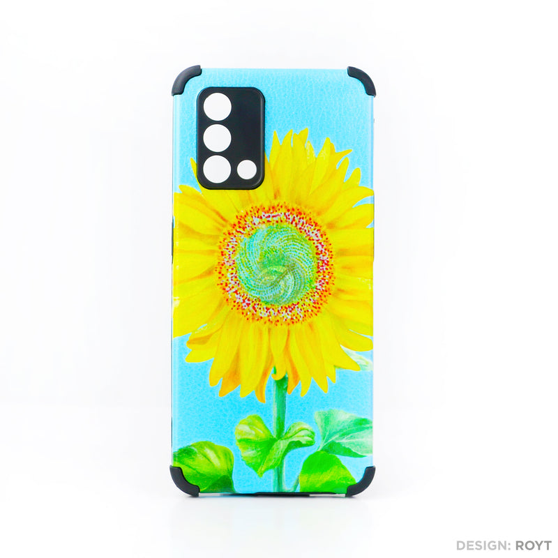 Ốp lưng OPPO A74 4G IMD da chống sốc hình hoa