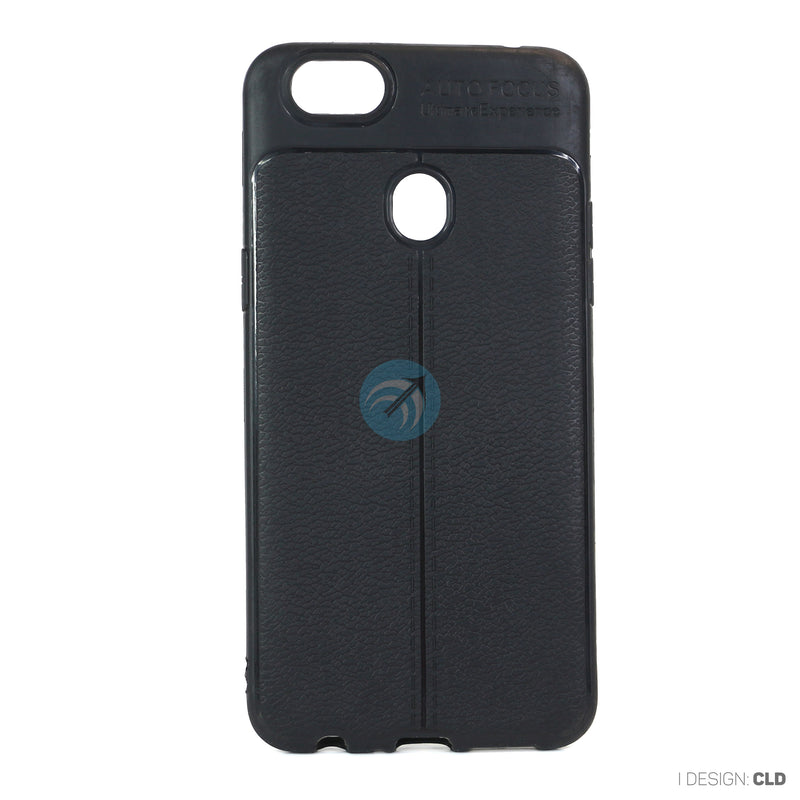 ỐP LƯNG DA ĐIỆN THOẠI OPPO F5 AUTO DẺO ĐEN