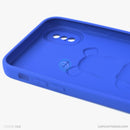 ỐP lưng IPHONE X/XS hình nổi gấu đứng màu xanh