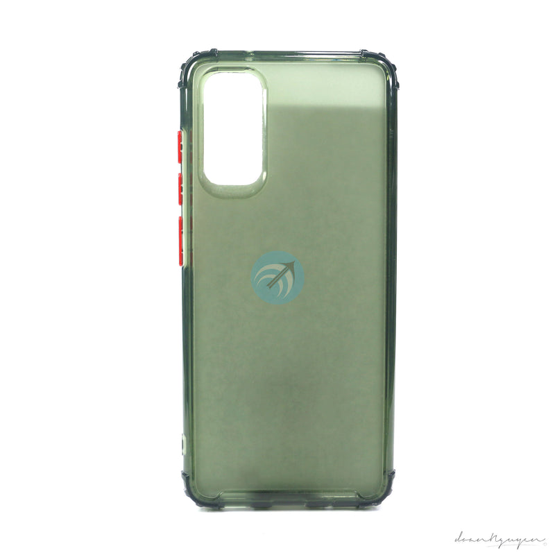ỐP LƯNG SAMSUNG S20 ( CHỐNG SỐC - NÚT 2 MÀU)