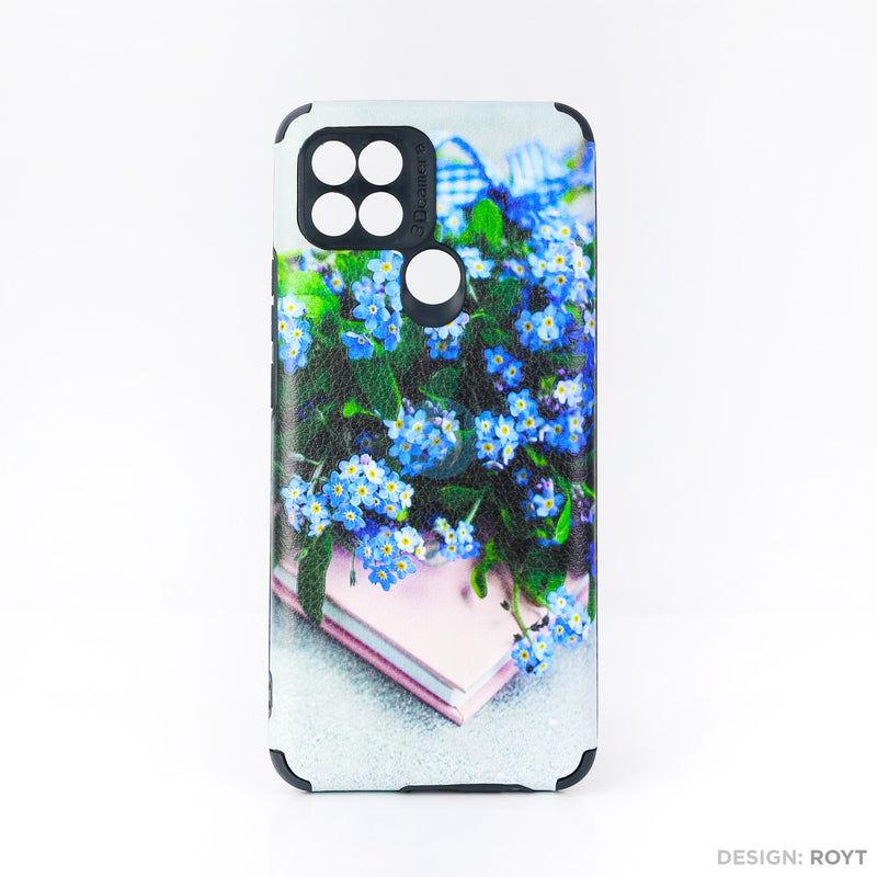 Ốp lưng OPPO A15 IMD da chống sốc hình hoa