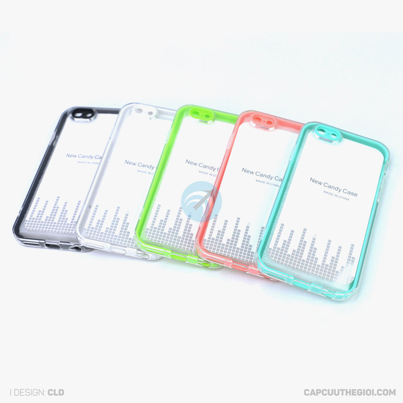 Ốp lưng IPHONE 6G/6S trong tách viền màu