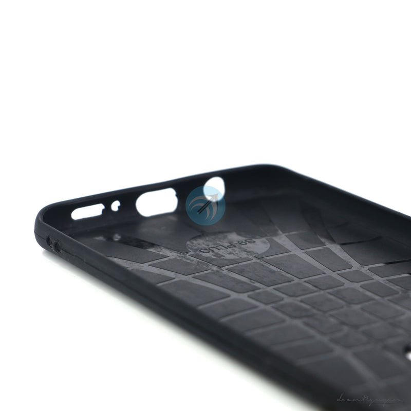 ỐP LƯNG DA ĐIỆN THOẠI SAMSUNG S9 PLUS AUTO DẺO ĐEN