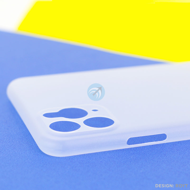 ỐP lưng IPHONE 11 PRO MAX MEMUMI mỏng 0.3 màu trắng